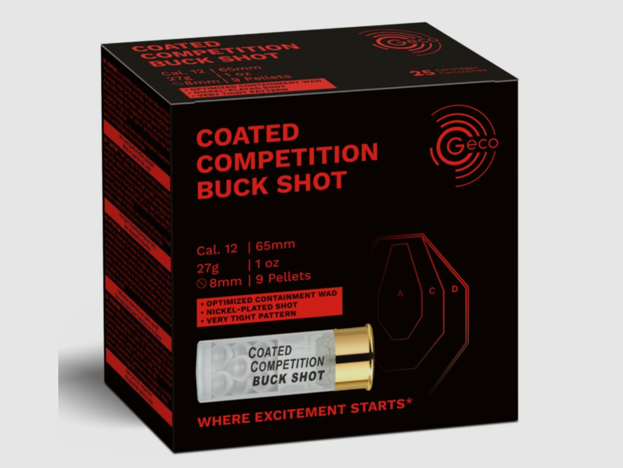 GECO Coated Competition Buck Shot