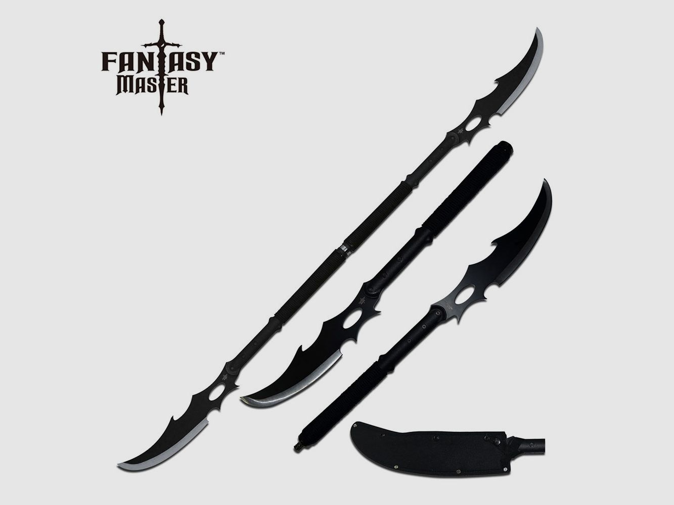 Fantasy Master Schwert mit Nylonscheide, Schwarz | 41200