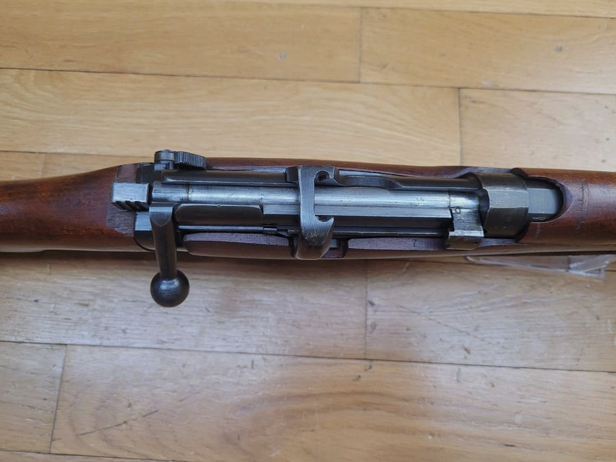 Sehr schöner englischer Gewehr Lee Enfield MKIII (*) – Sehr seltene englische Herstellung aus dem Zweiten Weltkrieg von B.S.A. aus 1943! – Originalkaliber 303 British – Mononummer – MUSEUMSZUSTAND!, Bild 18 von 41