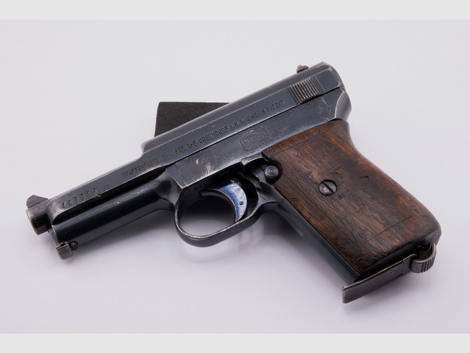 MAUSER Modell 1914 Beutewaffe mit ausländischem Beschuss "Krone BV"