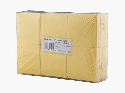 250 patchs de nettoyage. - 60 x 60 mm Cal .62/.75