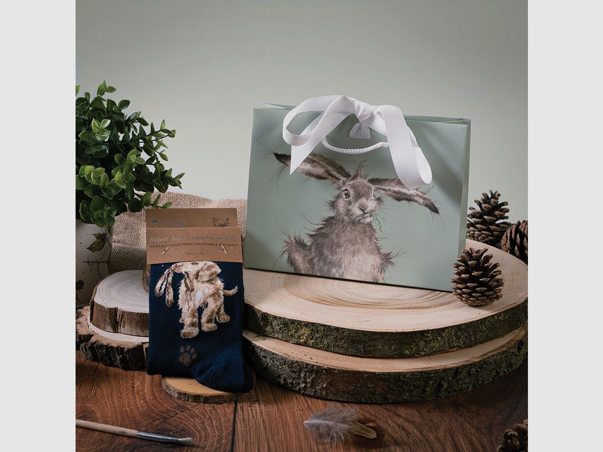 Wrendale Socken "Hopeful" mit Hund