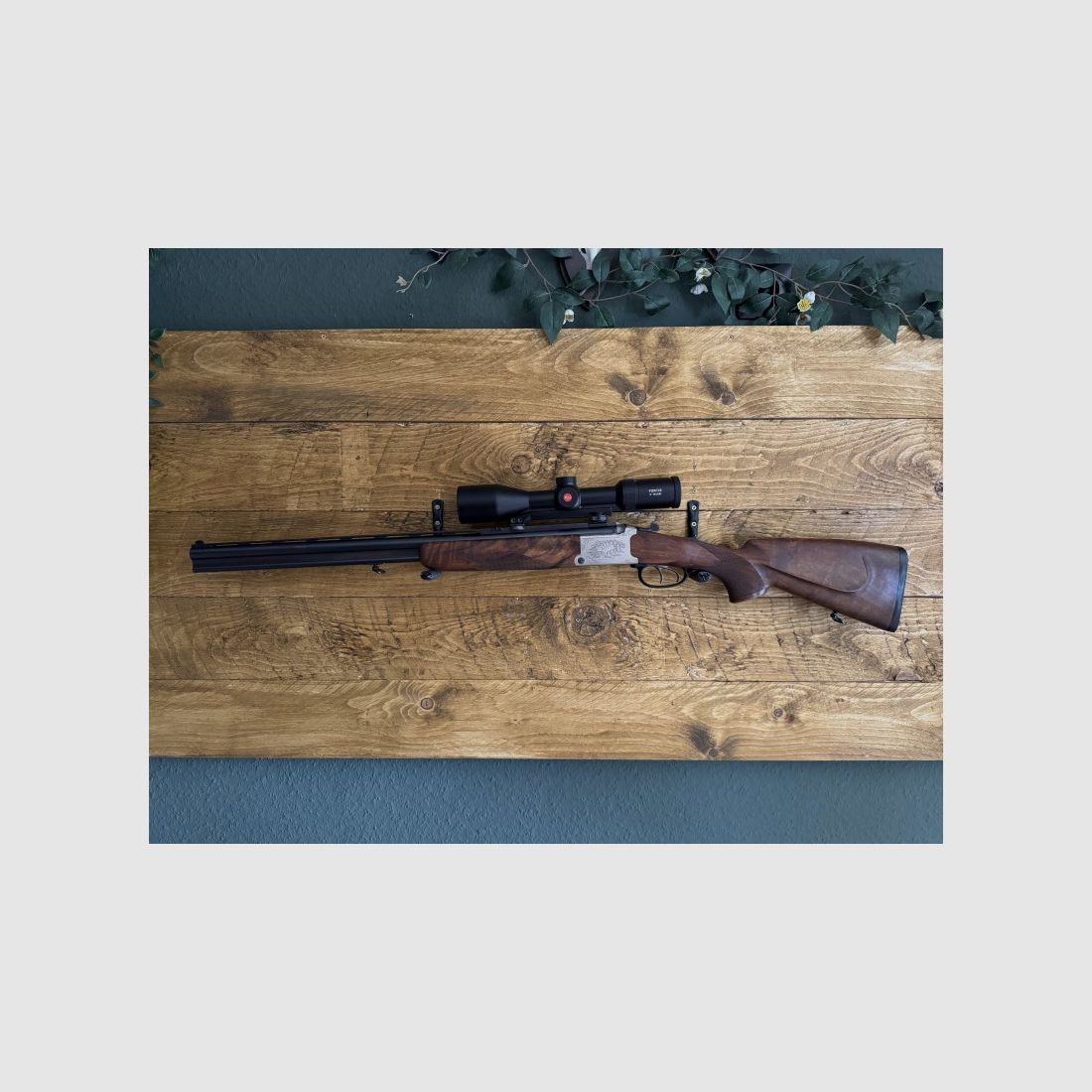 Krieghoff Ultra Bockbüchsflinte BBF 5,6x50R Mag. 20/76 inkl. Leica Fortis 2-12x50