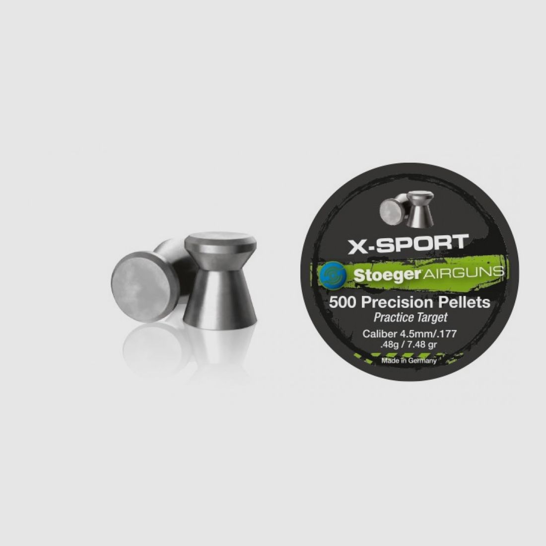 STOEGER Geschosse H&N X-SPORT Kal. 4,5 mm 0,48 gr.