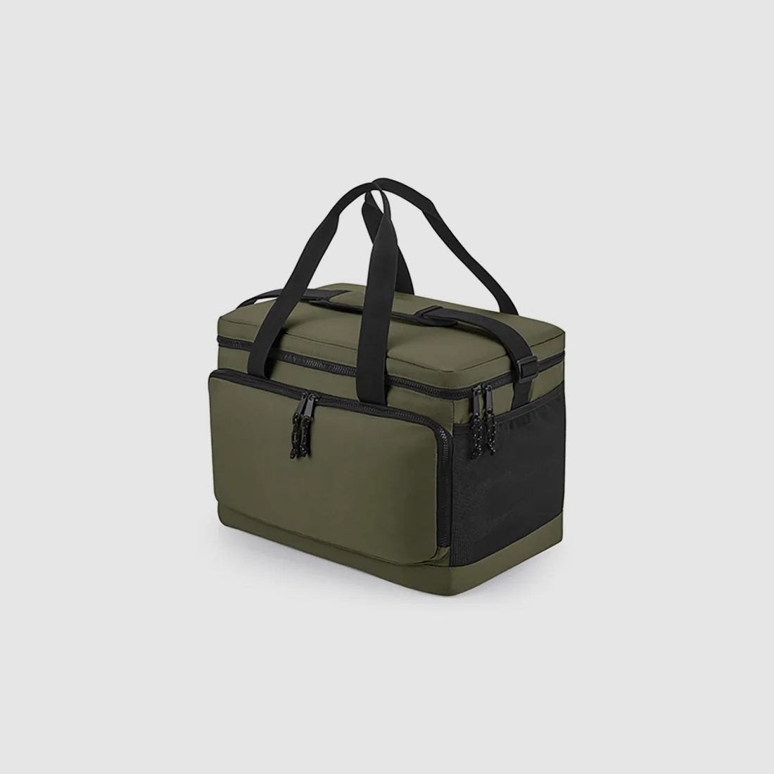 Bolsa de hombro refrigerada grande reciclada oliva