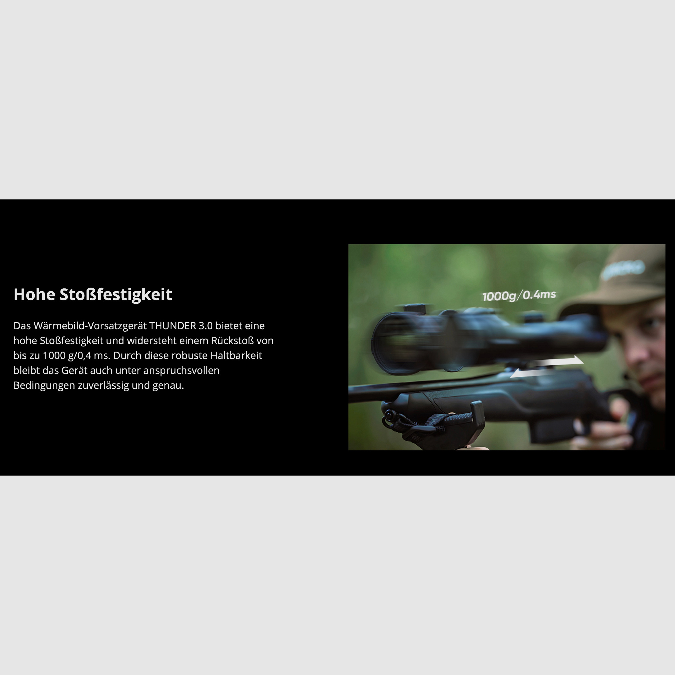 Hikmicro 50-2-128 Clip-On Thunder TQ35C 3.0 Wärmebildvorsatzgerät 640 x 512 12µm < 15 mK