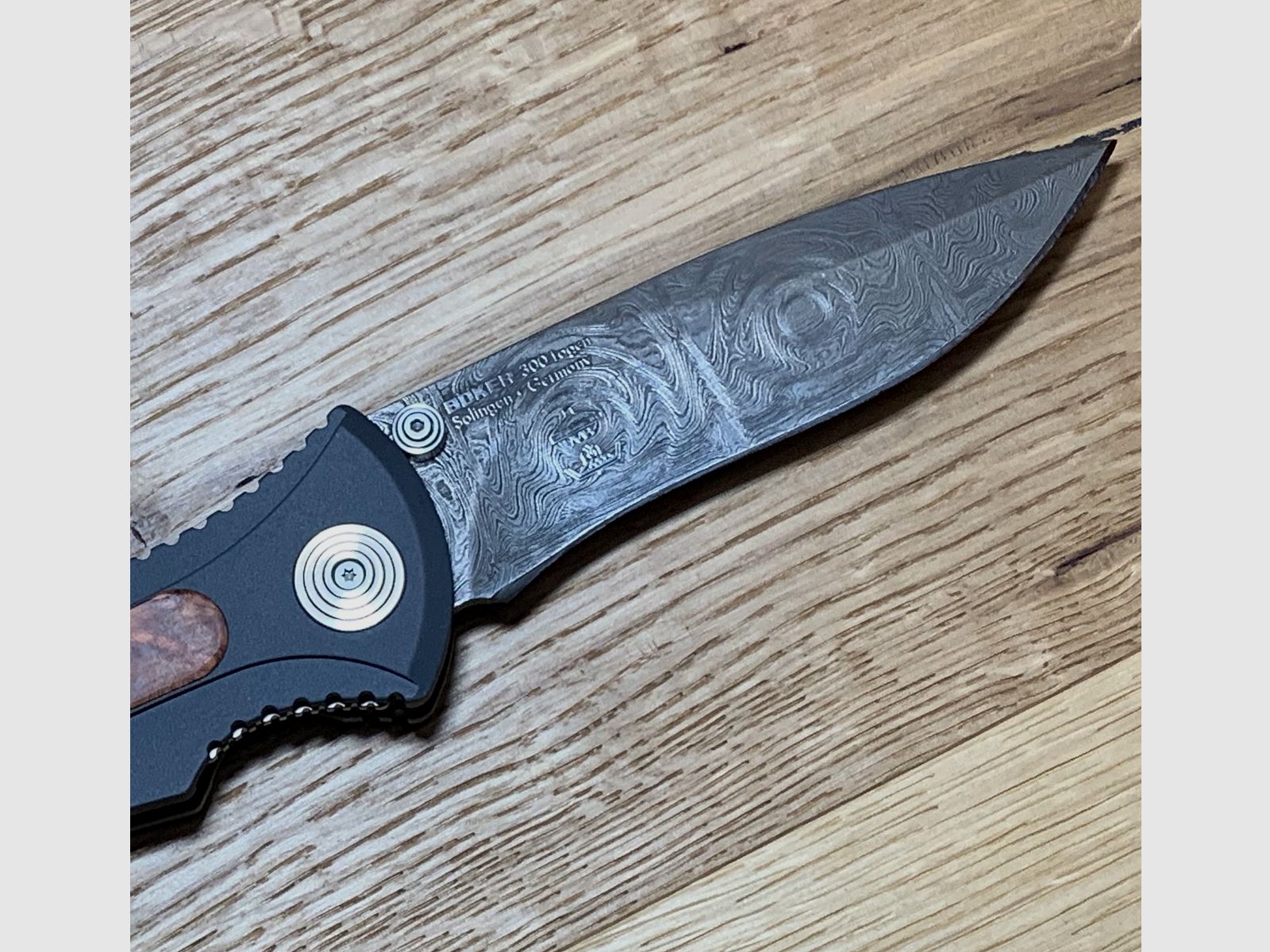 BÖKER DAMAST EUROFIGHTER TASCHENMESSER 
