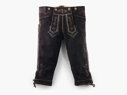 MADDOX Korbinian pantalones de cuero hasta la rodilla Wild Torf