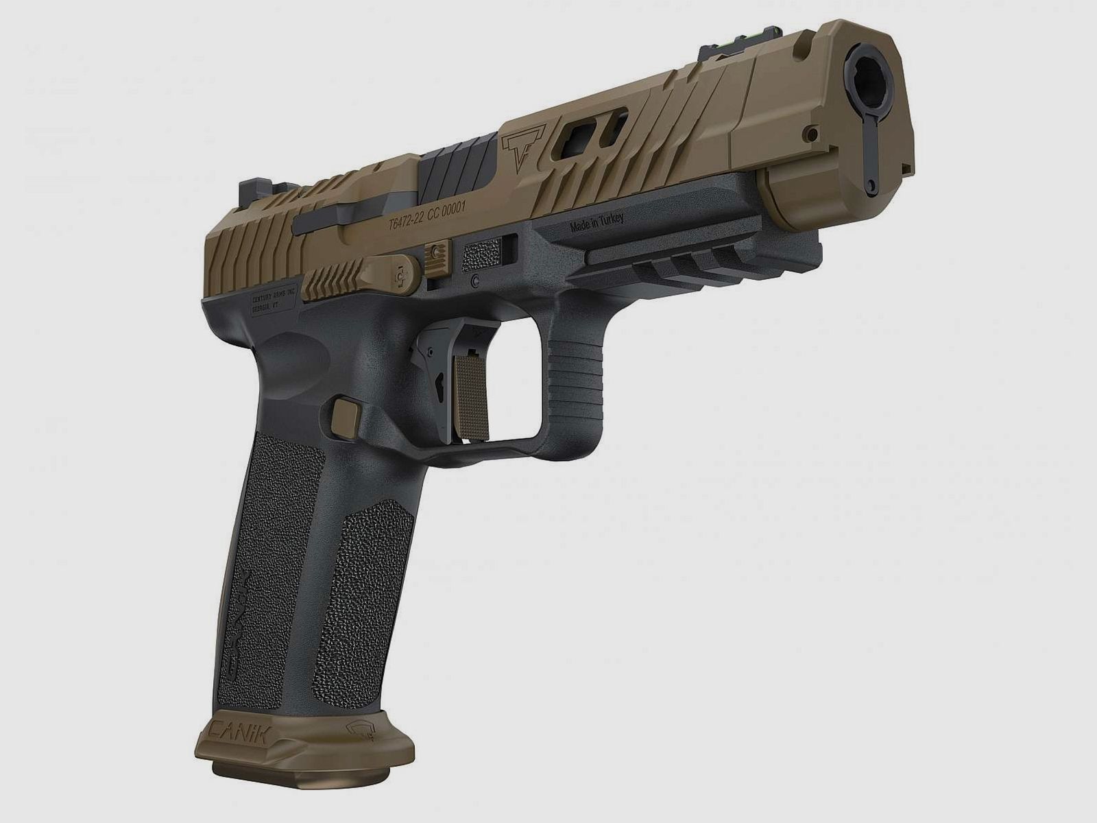 Canik TP9 TTI Combat Taran Tactical Innovations Kal. 9x19 SAO inclusief vervangend magazijn
