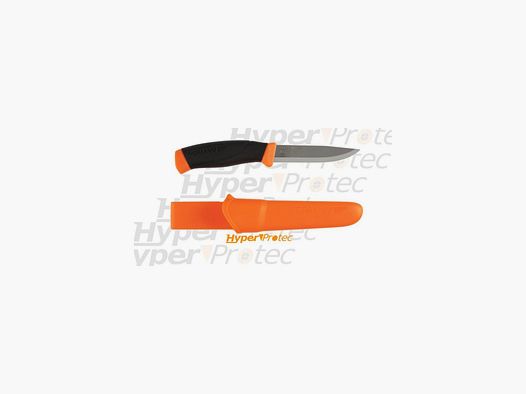 Schwertmesser heavy duty schwarz orange mit hartem Etui - Morakniv