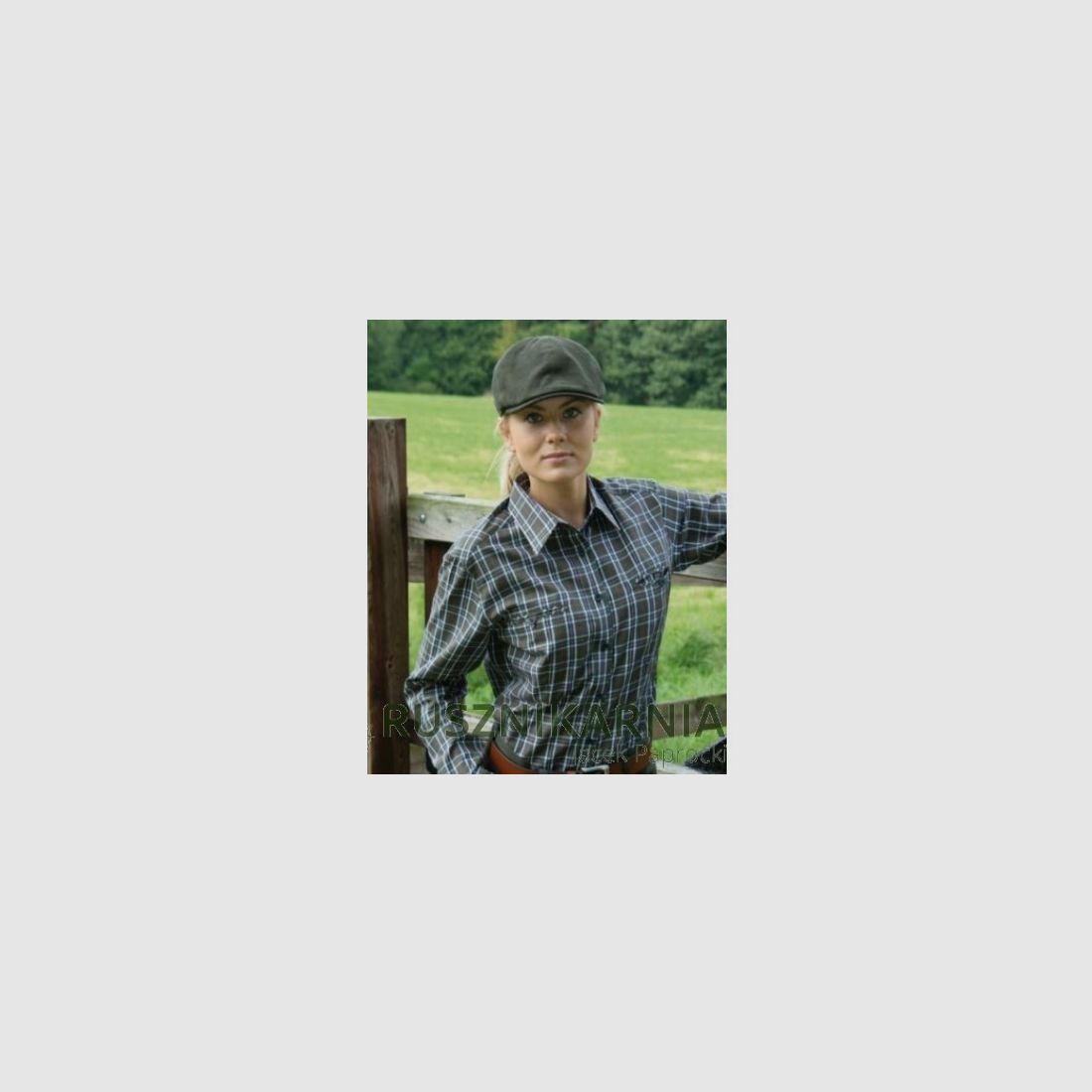 SKOGEN Women's long-sleeved checked shirt, image 1 of 2