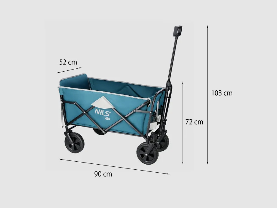 NC1606 Handwagen Dunkelblau 125L Nils Camp