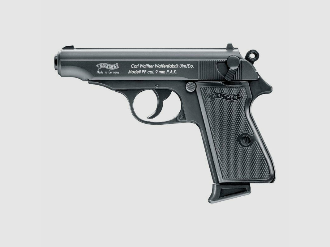 Walther Schreckschuss Pistole PP schwarz