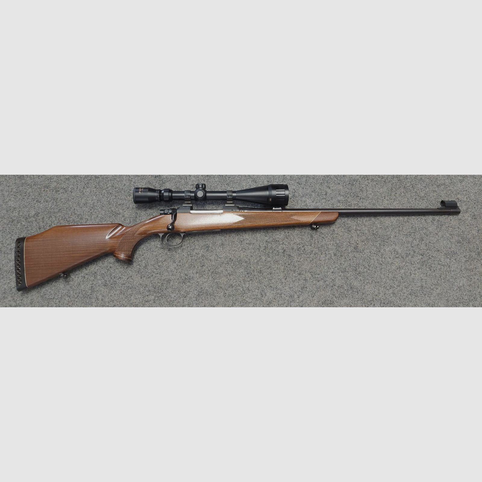 (G.M.) BÜCHSE MIT ZUGFEDER CZ MOD 600 KAL. 6.5X55 MIT ZIELFERNROHR KONUS 6-24X44