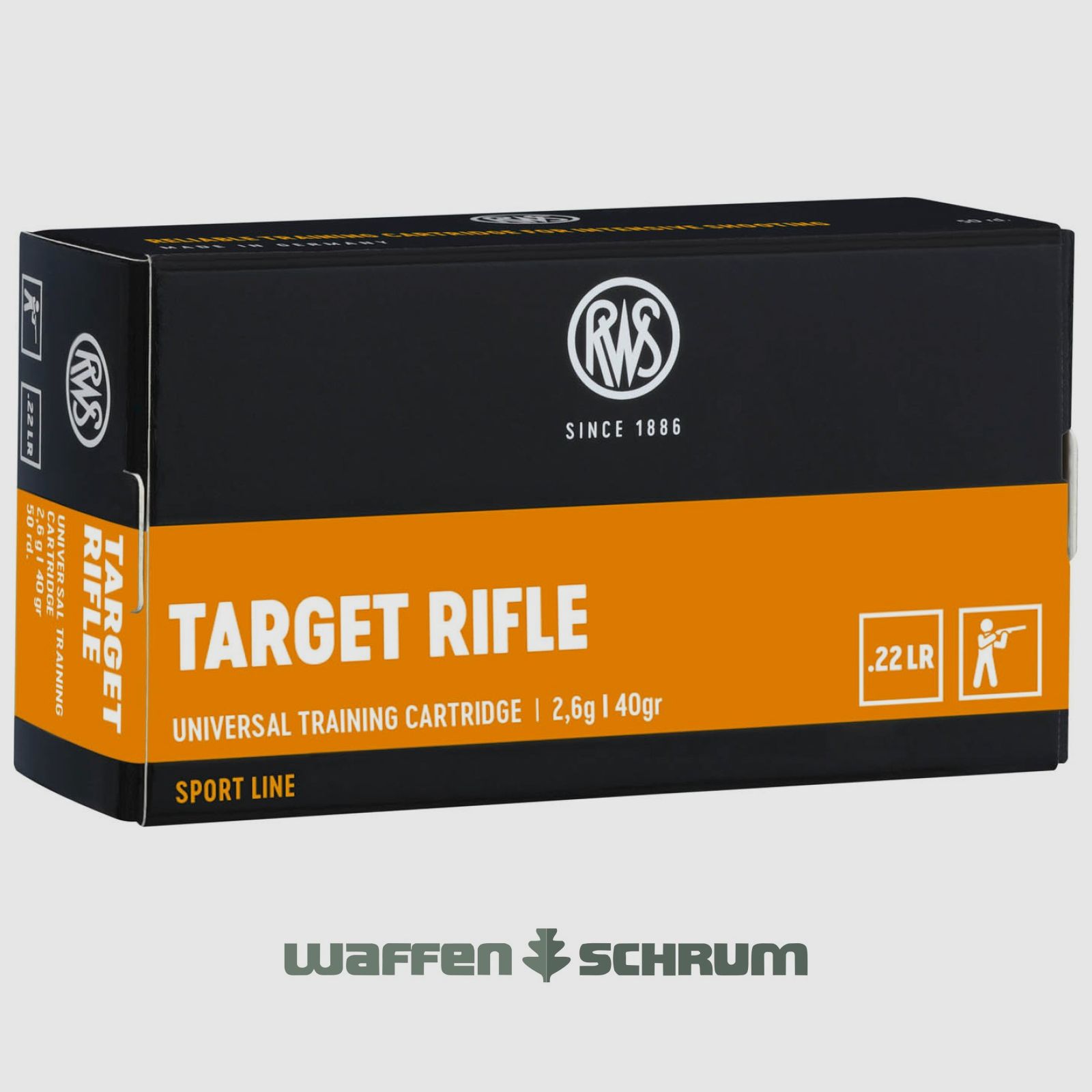 RWS Target Rifle 2,6g - 40gr .22lr