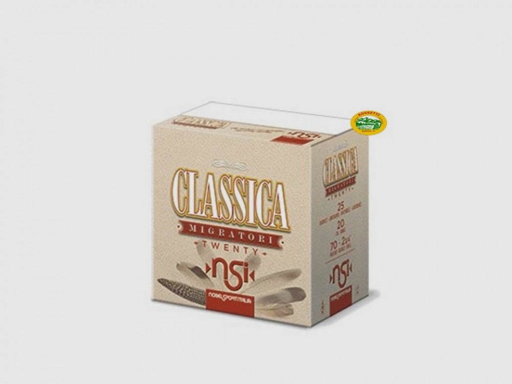 NOBEL cartridges CLASSICA TWENTY cal.20 gr.26 pb.11
