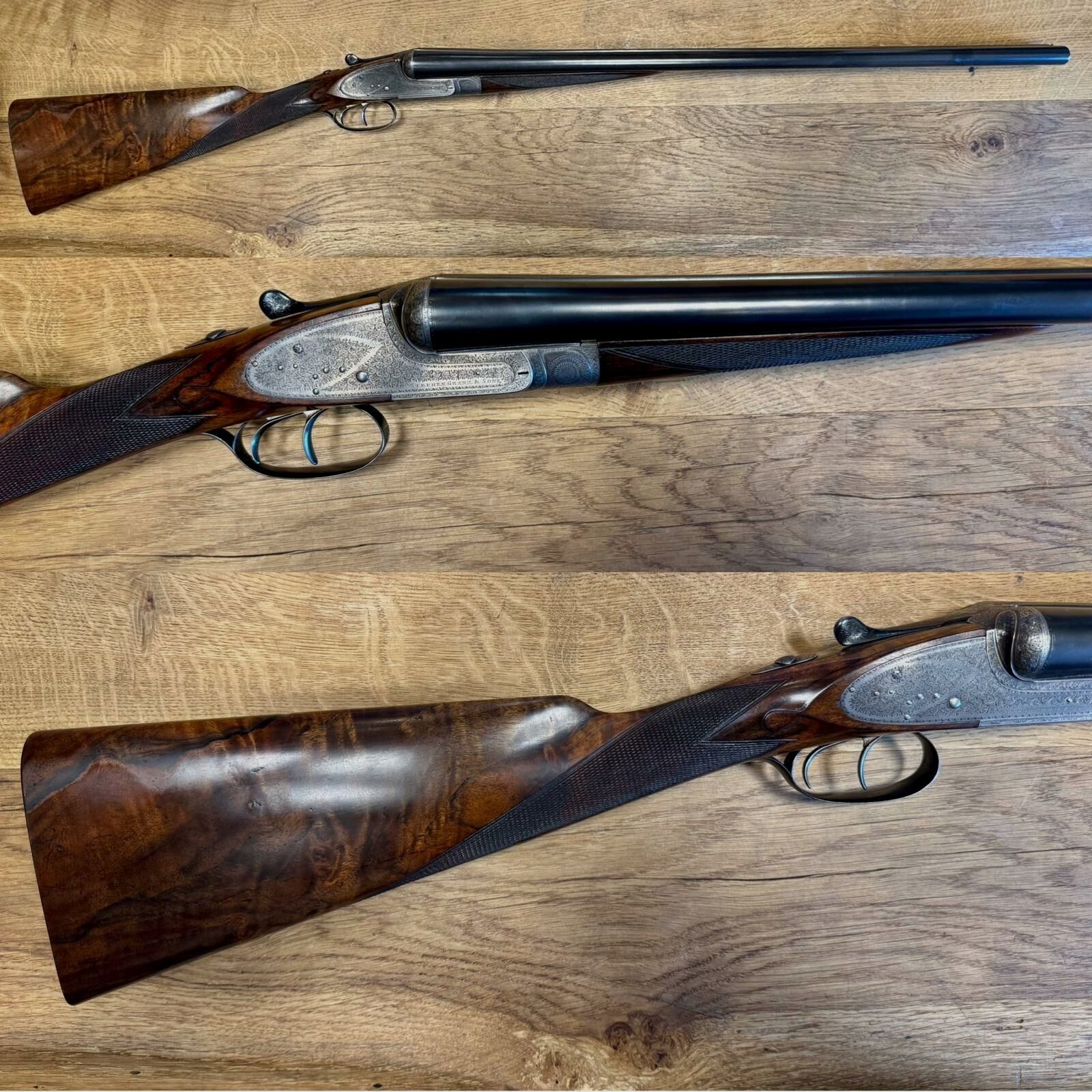 Stephen Grant & Sons Doppeflinte mit Seitenschlossen
