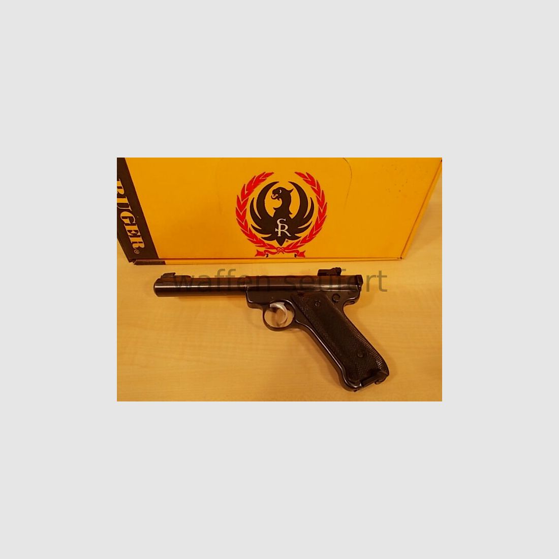 Ruger MarkII Target with spare magazine original packaging