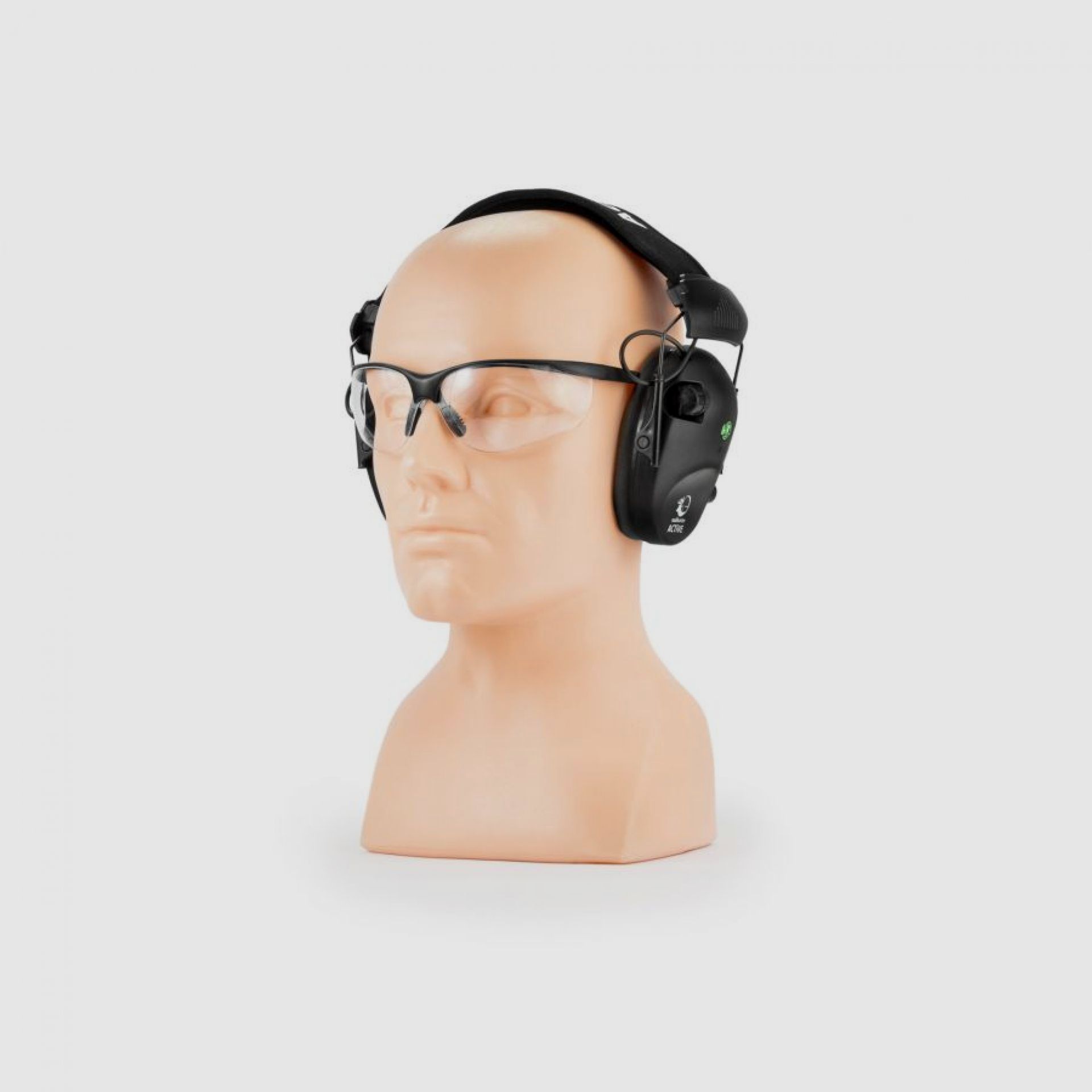 Protección auditiva activa RealHunter Active PRO negra + gafas de protección, imagen 5 de 8