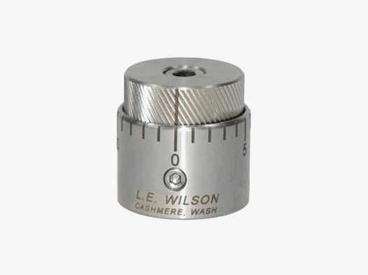 L.E. WILSON MICRO-ADJUSTABLE BULLET SEATER CAP
