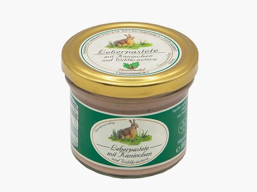 Heidewild Leberpastete mit Kaninchen und Wildkräutern