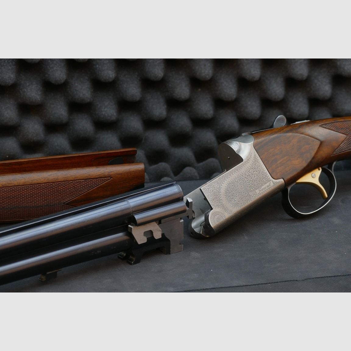 Bockdoppelflinte Sauer-Franchi – Favorit – 12/70 – verstärkter Beschuss (256)