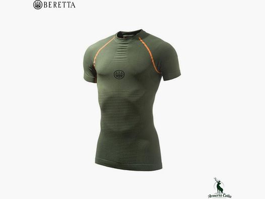 Beretta Maglia Intima Body Mapping 3D Manica Corta Verde