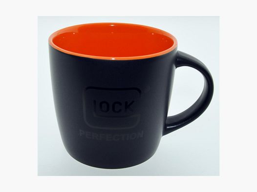 GLOCK Perfection coffee mug black/orange