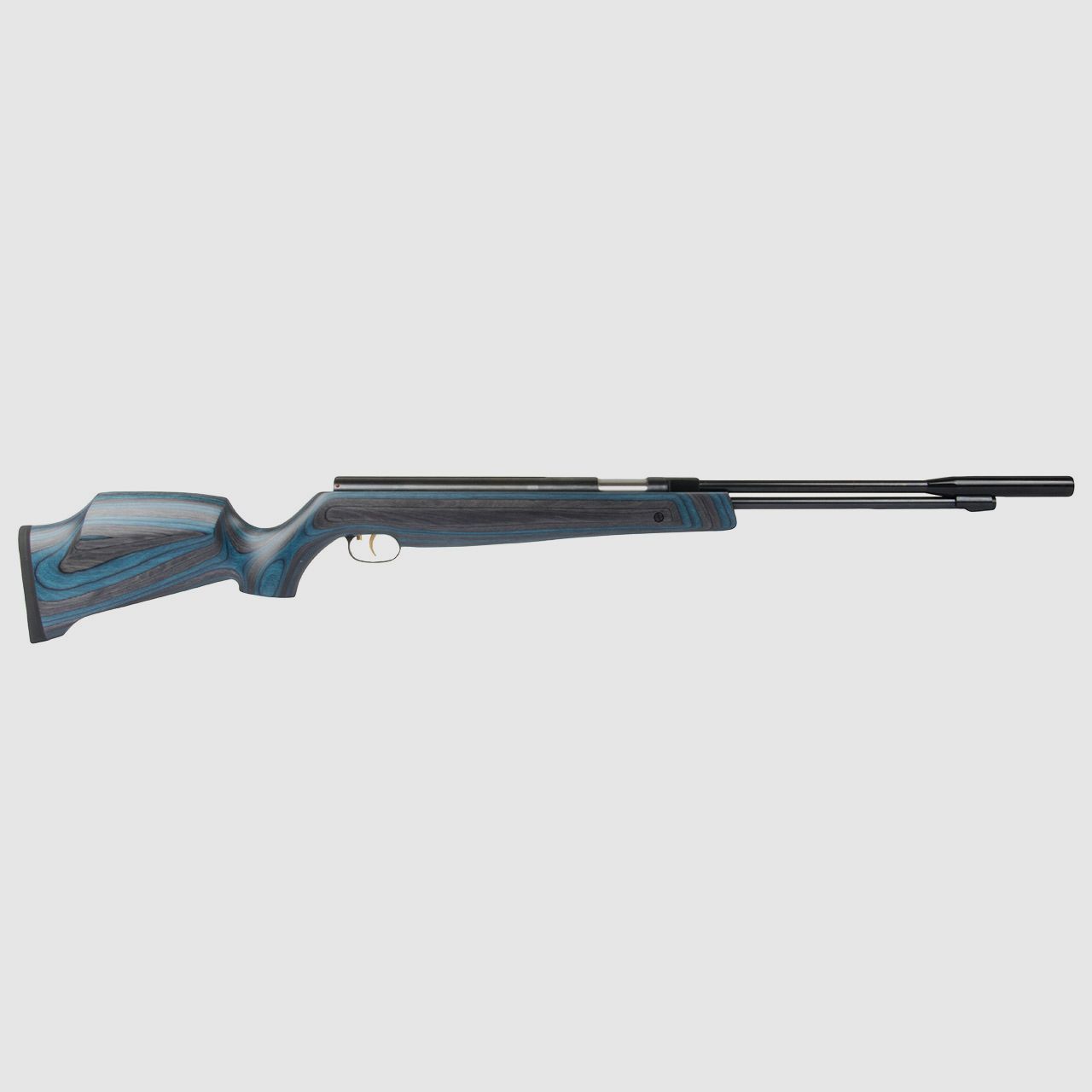 Starrlauf Luftgewehr Weihrauch HW 97 K mit langem Lauf blauer Schichtholzschaft Kaliber 4,5 mm (P18)