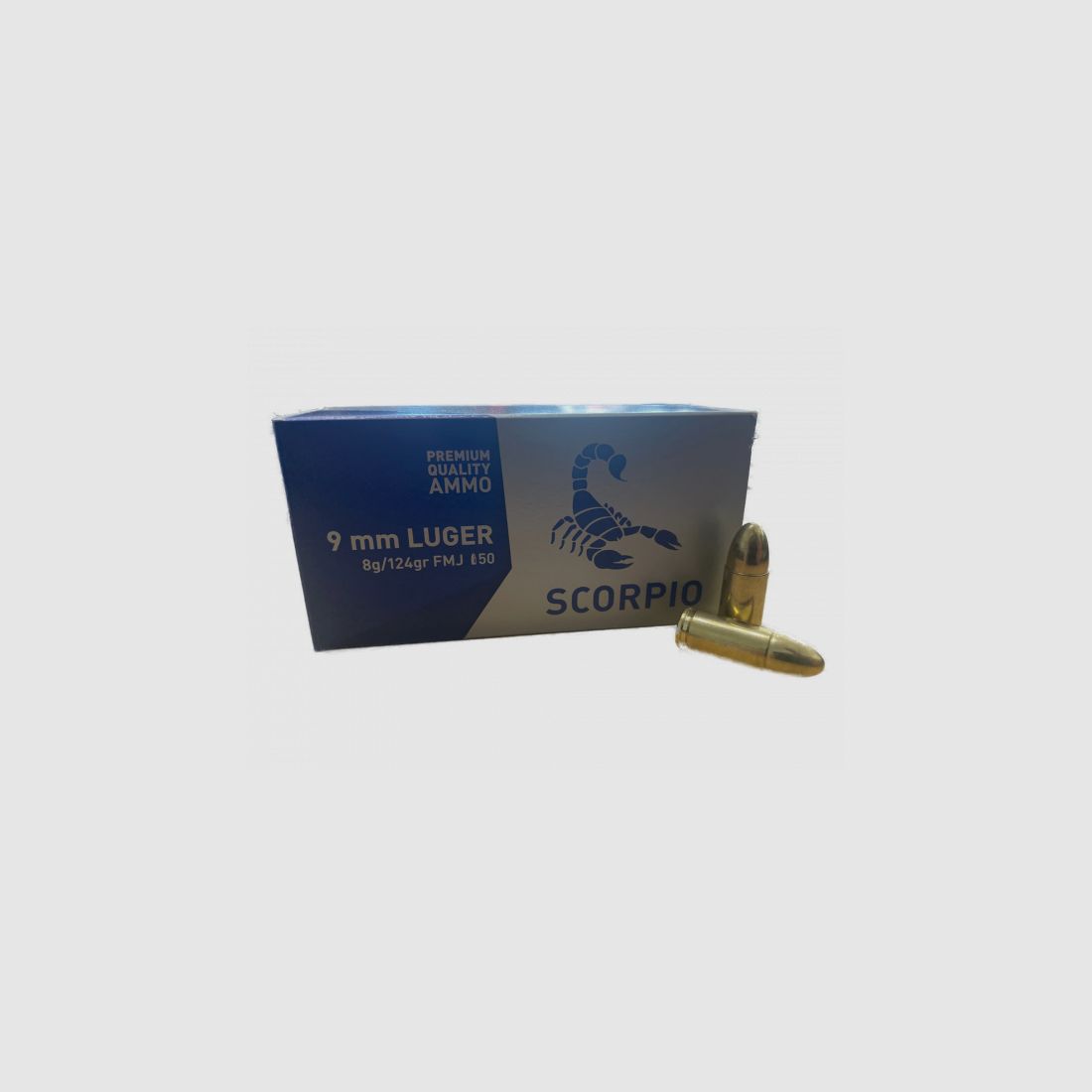 STV SCORPIO 9MM LUGER 124GRS. - FMJ/VM - 50 SCHUSS