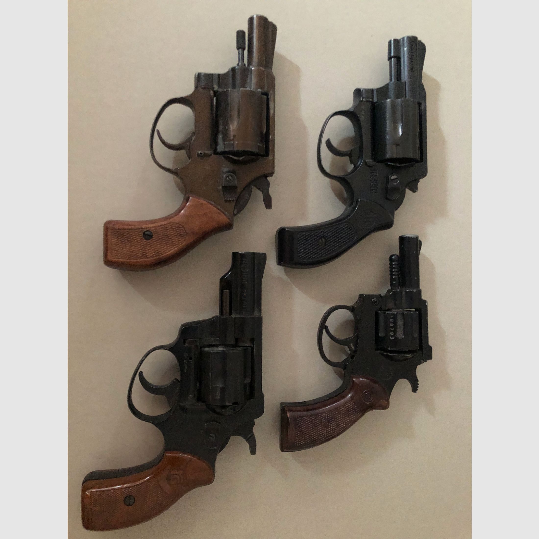 Konvolut Revolver Schreckschuss Röhm RG 79  Umarex 4,5mm & 9mm  Reck Chief Special