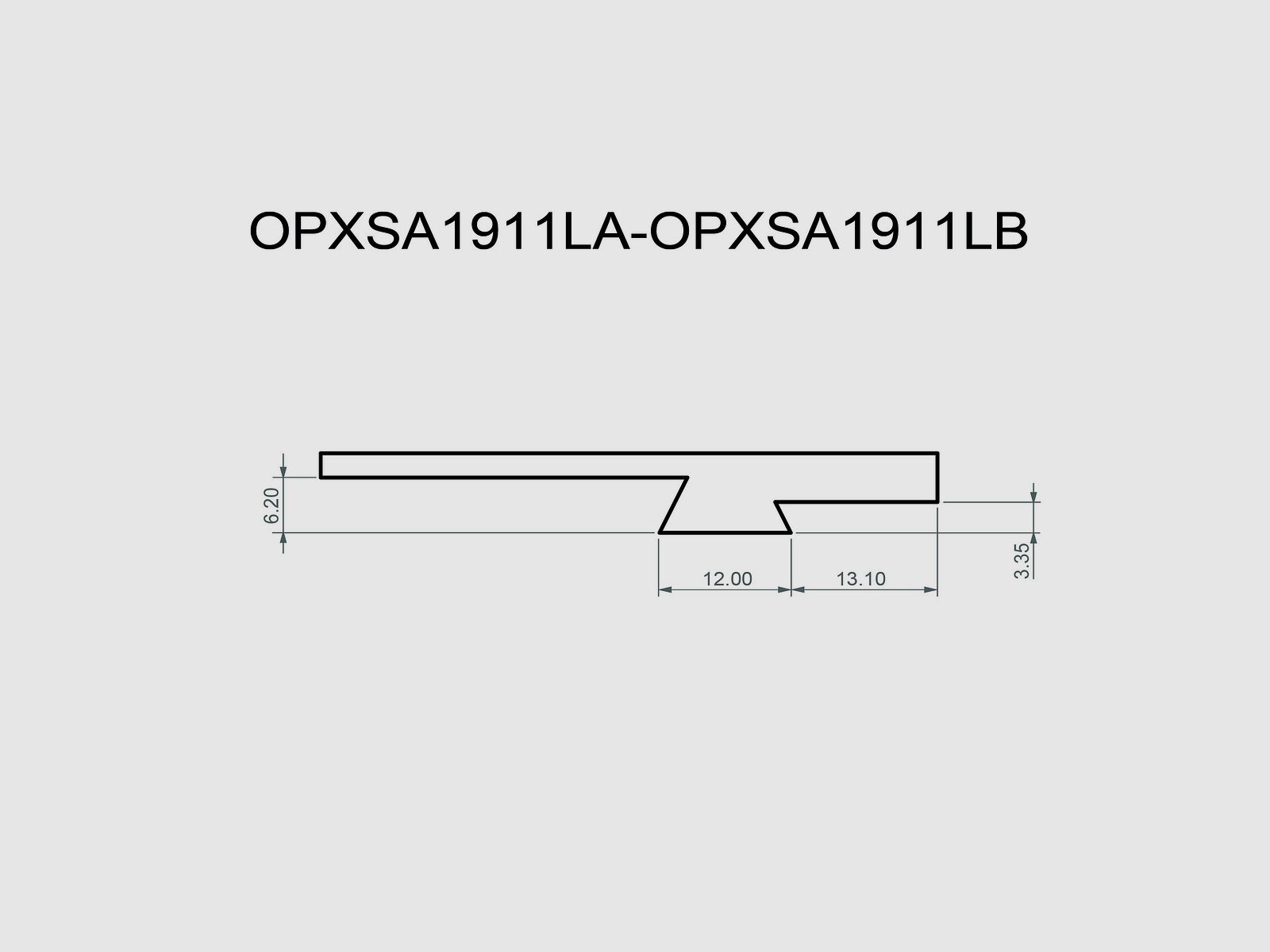 Placa base de cola de golondrina para punto rojo (tipo A) para SPRINGFIELD ARMORY 1911 LOADED - TONI SYSTEM / Placa base de dovetail para punto rojo (tipo A) para SPRINGFIELD ARMORY 1911 LOADED - TONI SYSTEM * CÓDIGO DE ARTÍCULO OPXSA1911LA