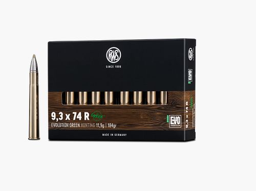 RWS 9.3X74 R Evolution Green 11.9g/184grs