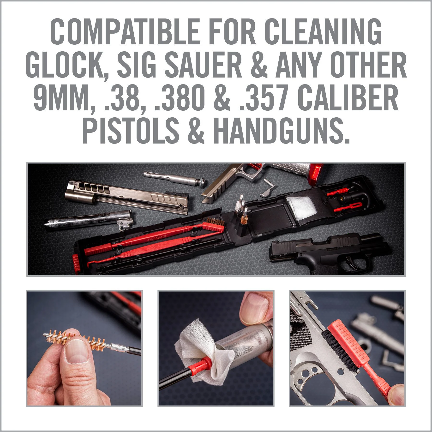 Real Avid Prime 9 Handgun Cleaning Kit, Bild 5 von 5