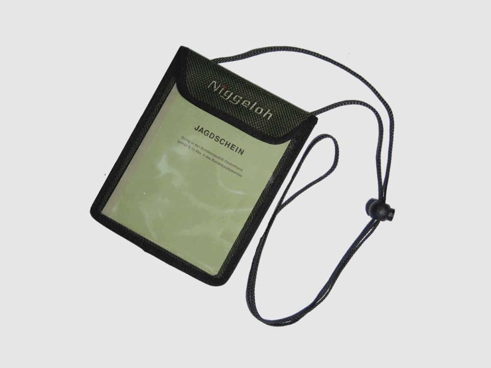 Niggeloh Jagdscheintasche   Cordura olivgrün