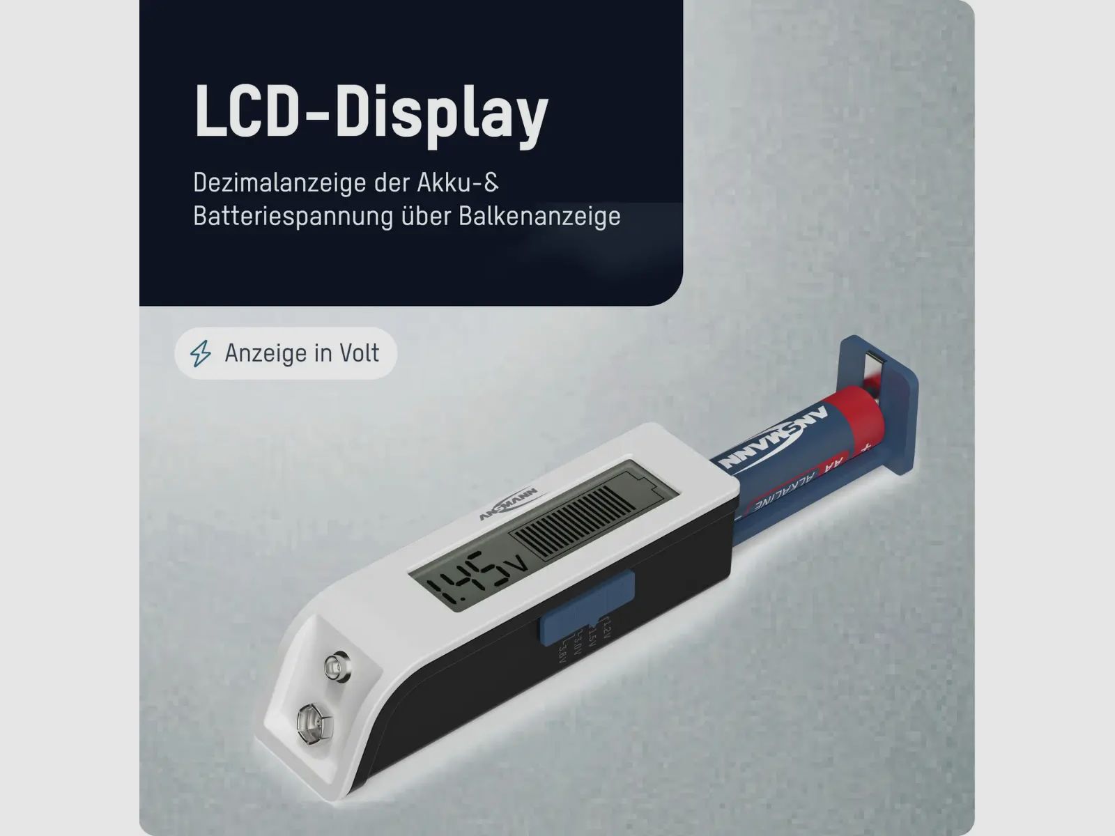 Ansmann Batterijtester Universeel