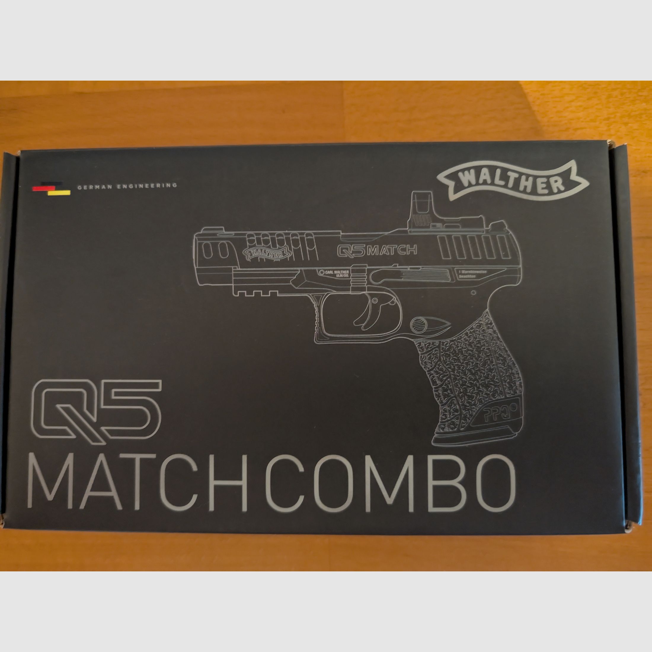 Umarex Walther Q5 Match Combo 5" CO2 NEU
