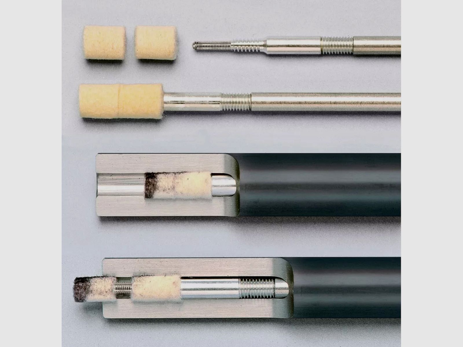 VFG 361316 Aluminium Langwaffen Putzstock Fun-Line für Kaliber .22 - 6,5mm 1-teilig