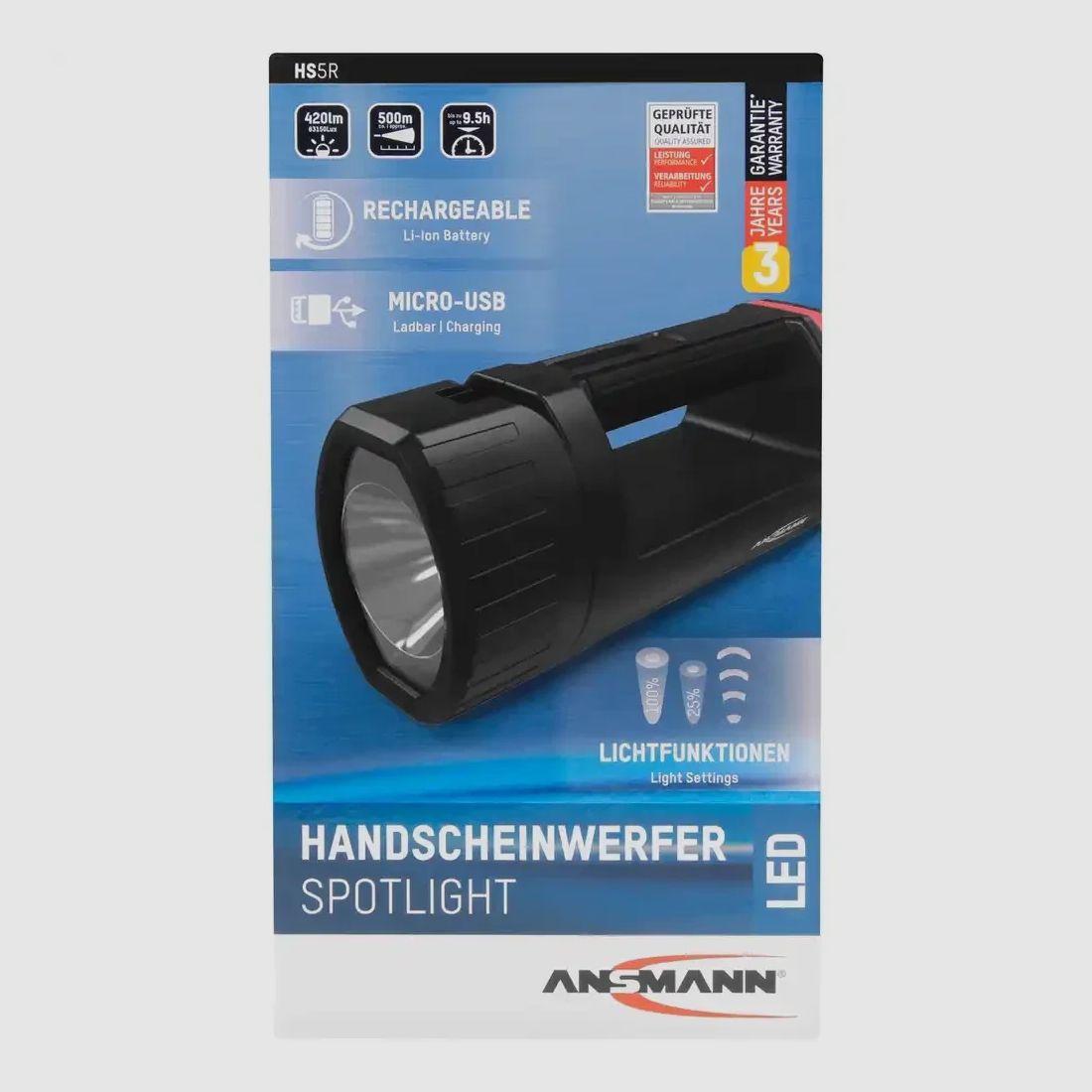 Ansmann Handscheinwerfer HS5R