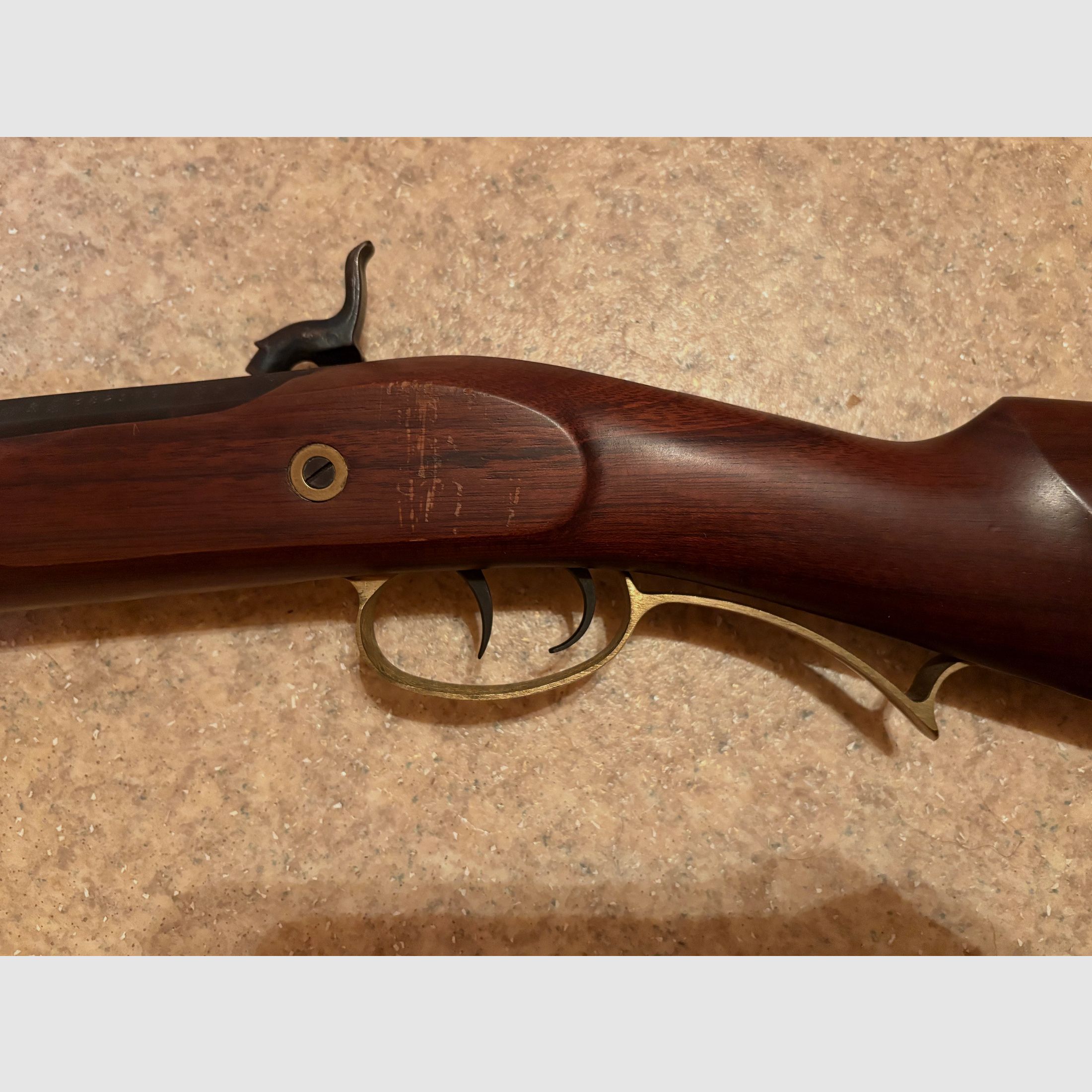 Beautiful muzzleloader for sale with case and accessories.