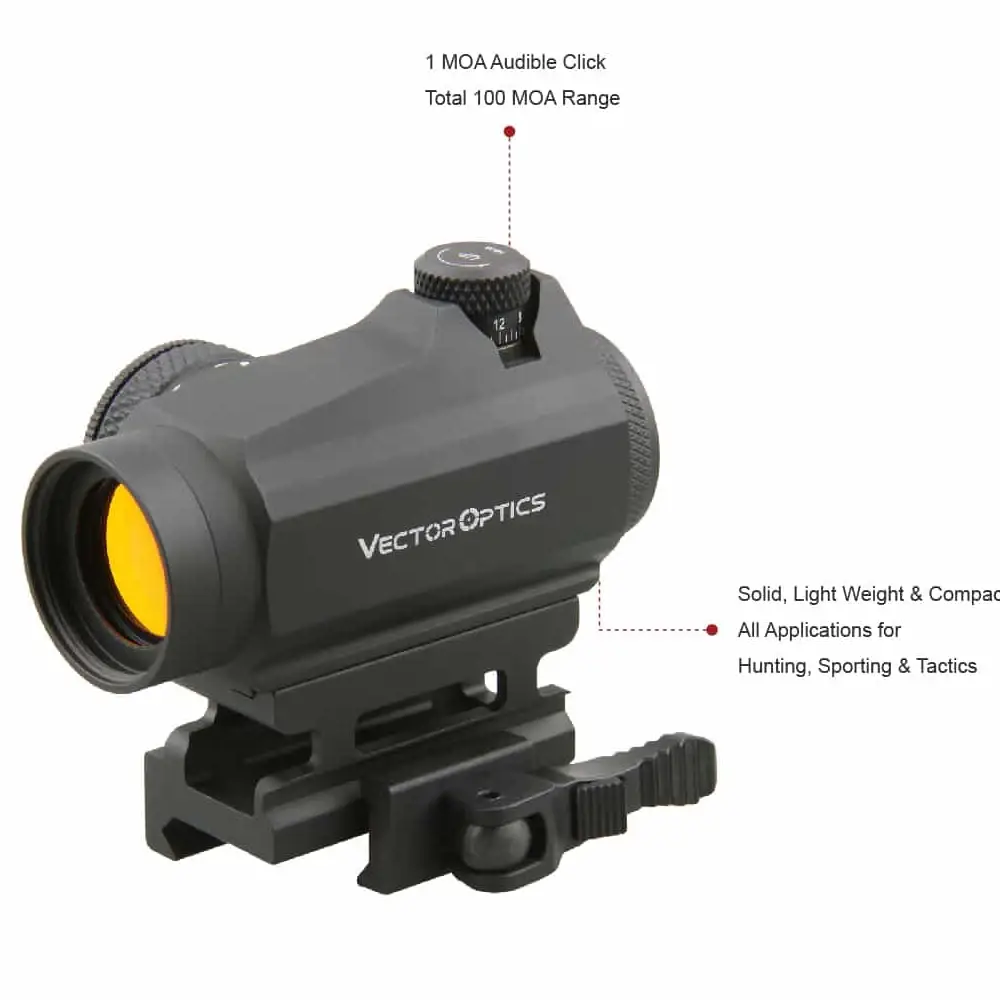 Vector Optics viseur point rouge Maverick-II 1×22 GenII, image 3 sur 6