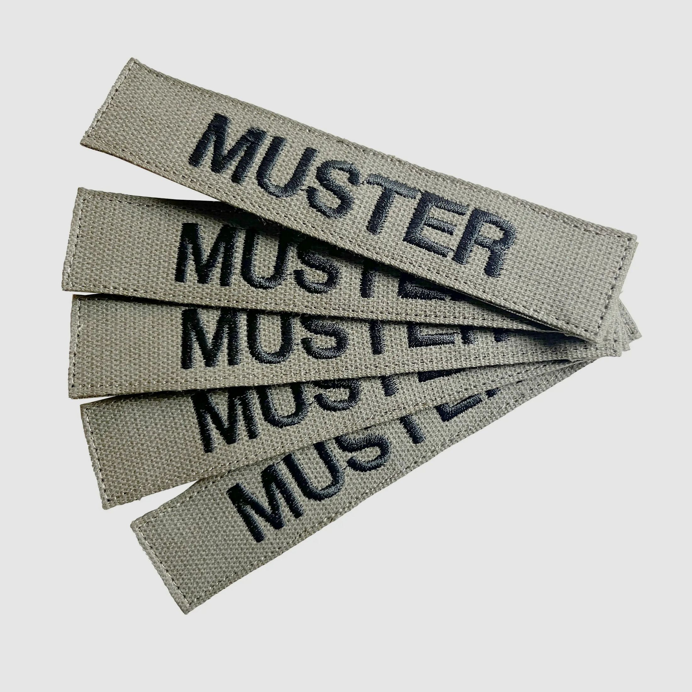 ASMC ASMC Namensbänder 5er Set Foliage gestickt auf Textil