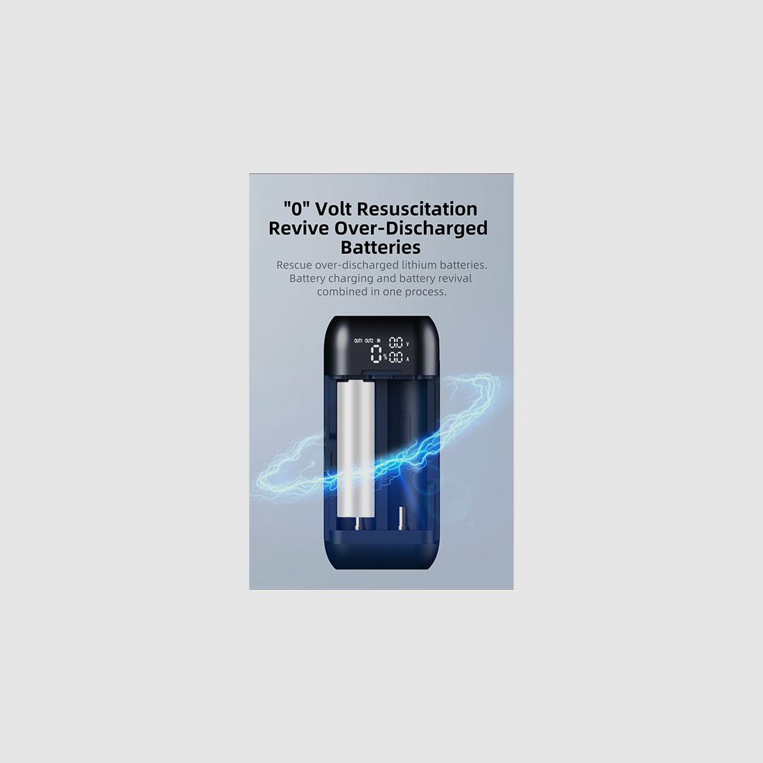 Akku-Ladegerät K2A für 2 Akkus mit 2 USB-Kabel, Bild 7 von 8