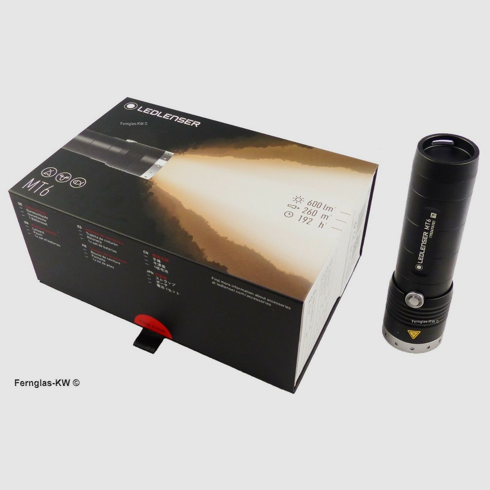 Ledlenser 500845 Geschenk Box LED Taschenlampe MT6 Leuchtkraft 600 Lumen