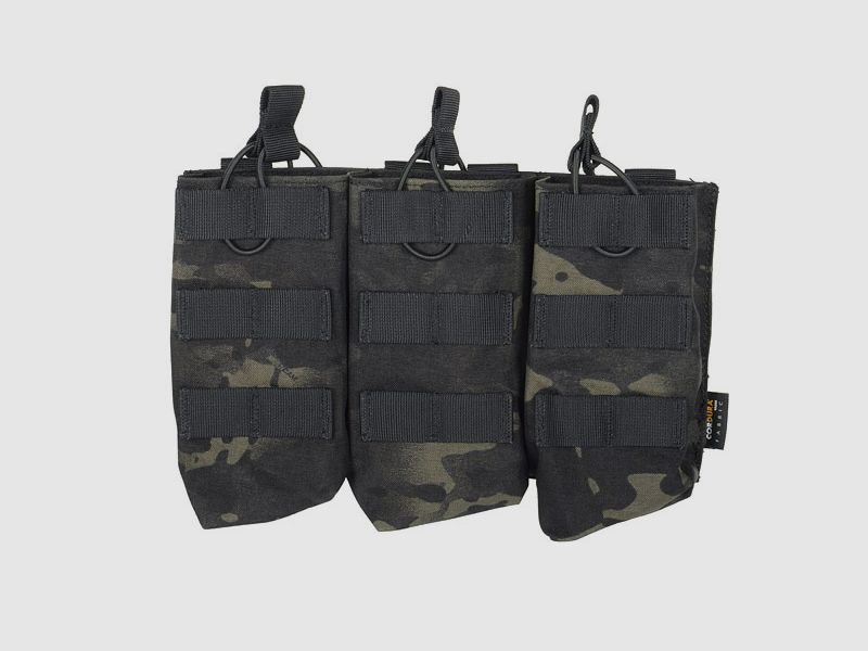 Triple AK47/AKM Mag Pouch - Multicam Black [8FIELDS PREMIUM]