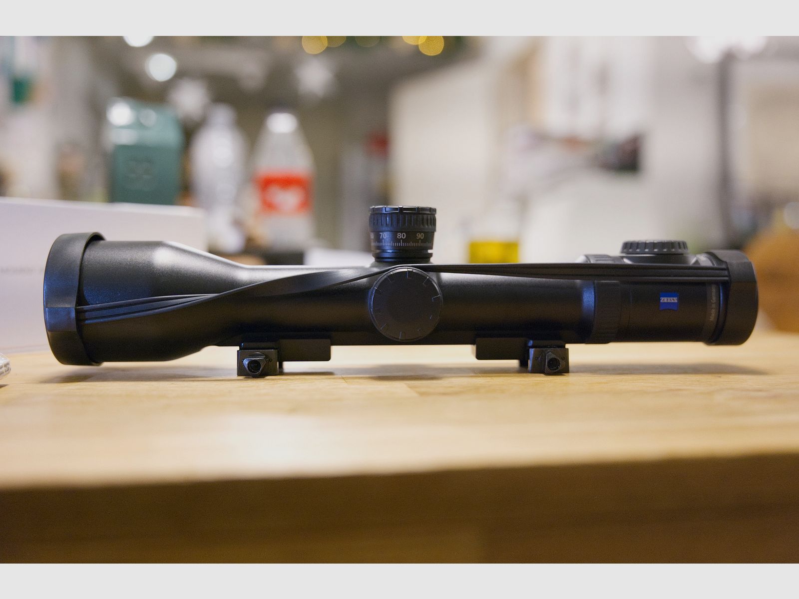 ZEISS Victory V8 2,8–20×56 ASV inkl. Schiene + Rusan MAD 62 Vorsatzadapter (wiederholgenau)