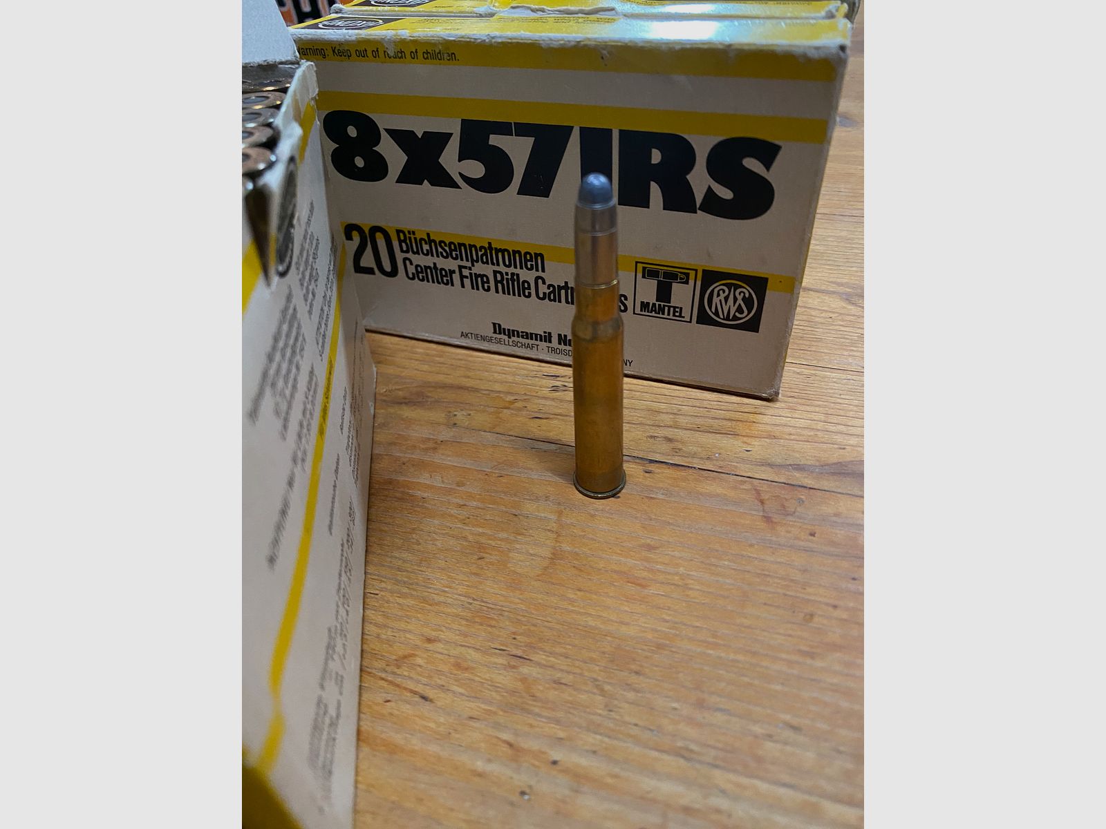 8x57 IRS JRS RWS rifle cartridge (80 cartridges)