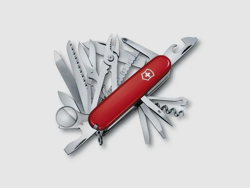 Victorinox SwissChamp Officer's Knife red folding knife