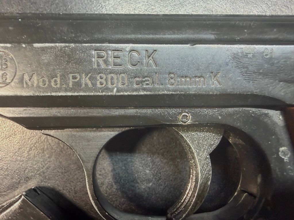 Reck PK 800 8 Cal. 8 mm PAK PTB 196