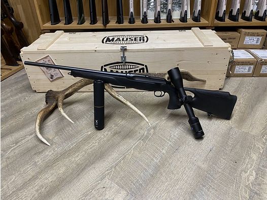 Sauer 505 Synchro XT, with Zeiss Conquest V6 2-12x50 M, with rail